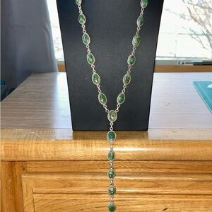 Sonoran Gold Sterling Silver Lariat Necklace long